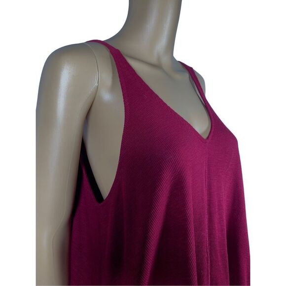 Free People Women's Red Sangria Intimately Dani Tank Top Size Small NWOT - Picture 4 of 8